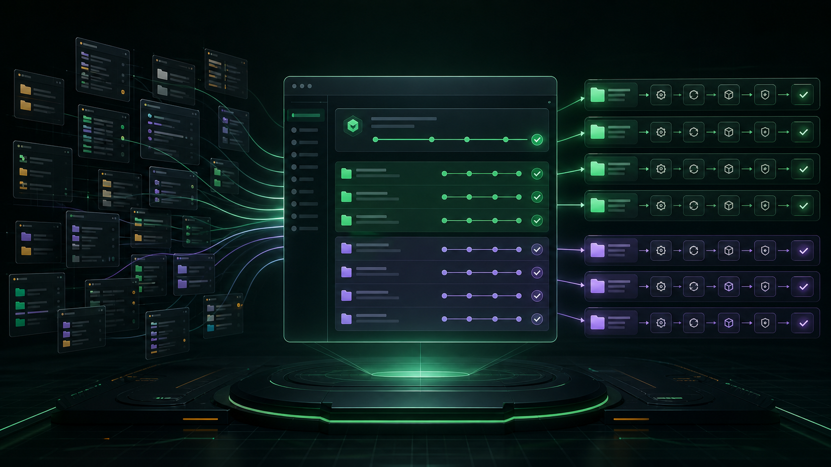 The setup path turning scattered repositories into a standardized Agent PMO workspace